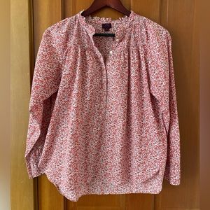 J Crew Liberty fabric Size 8 Blouse